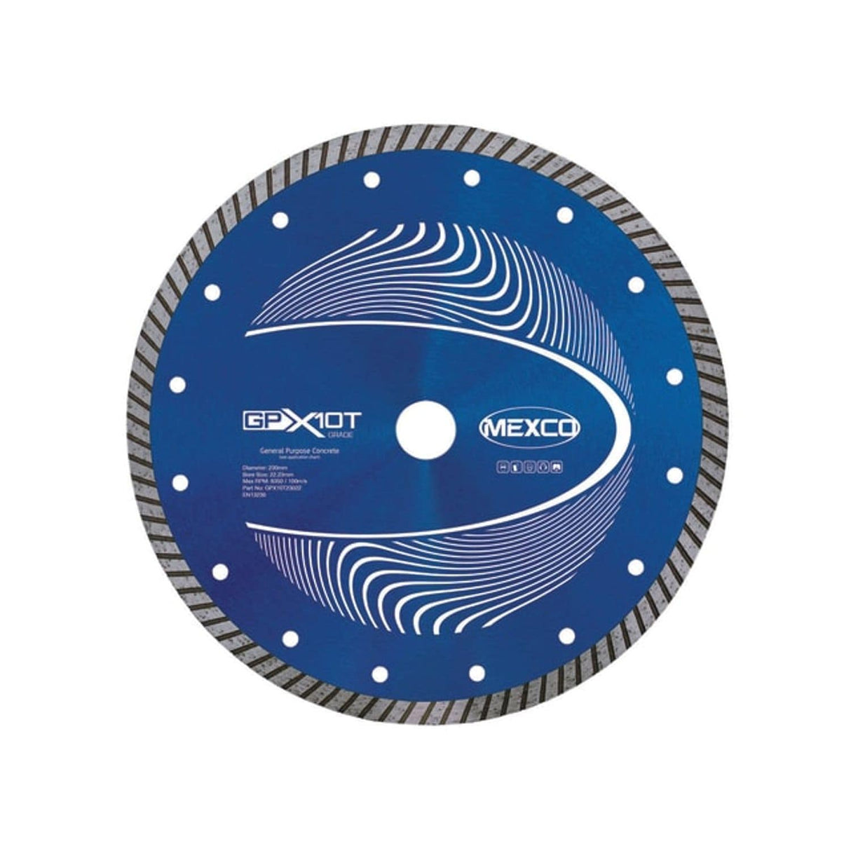 GP Concrete Turbo Diamond Blade 230 x 22mm