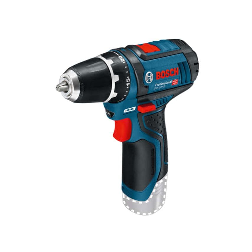 GSR 12V-15 Professional Drill Driver 12V Bare Unit - BSH601868101