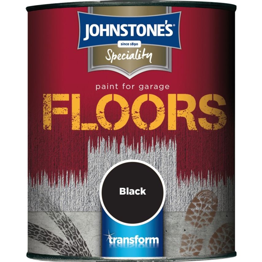Garage Floor Paint Semi Gloss 750ml Black
