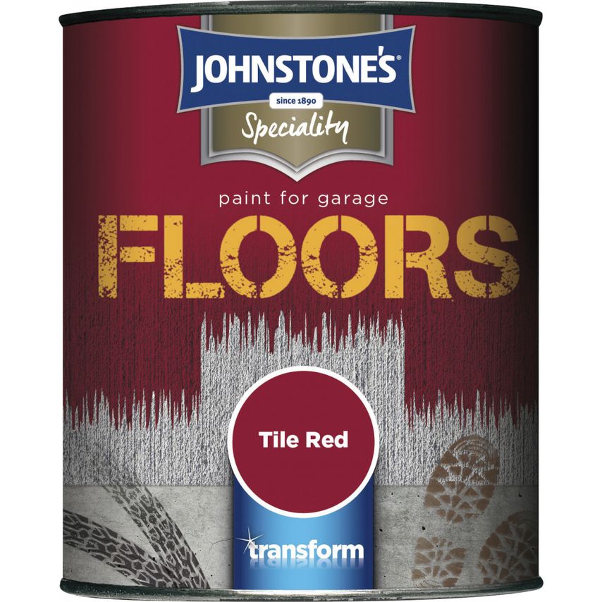 Garage Floor Paint Semi Gloss 750ml Tile Red