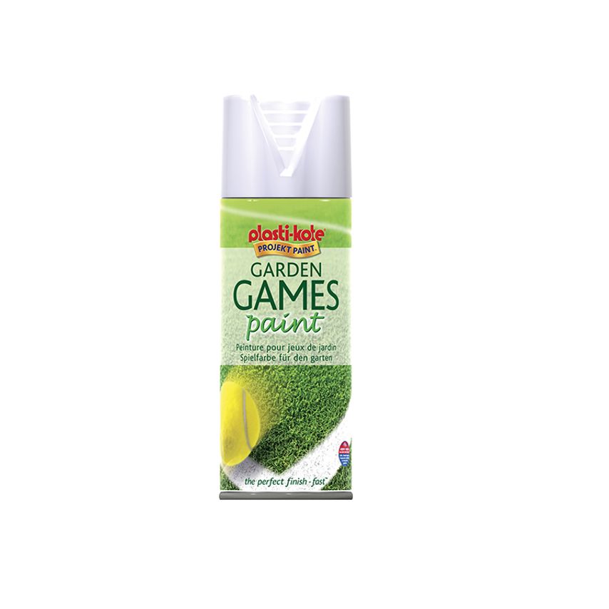 Garden Games Spray Paint White 400ml PKT4376