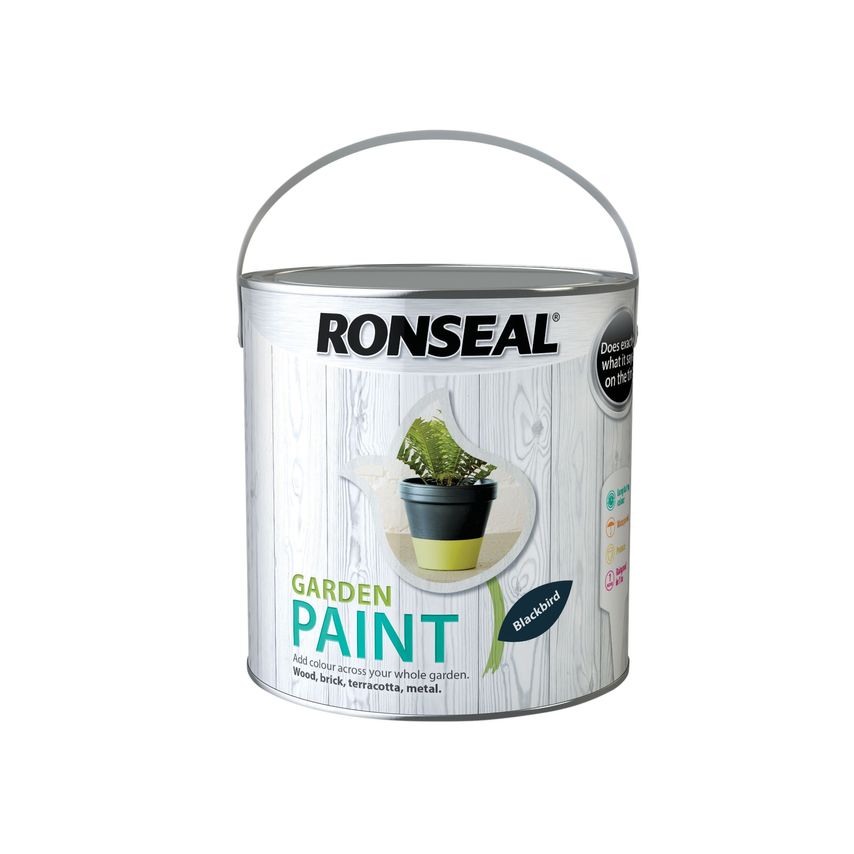 Garden Paint Black Bird 2.5 Litre