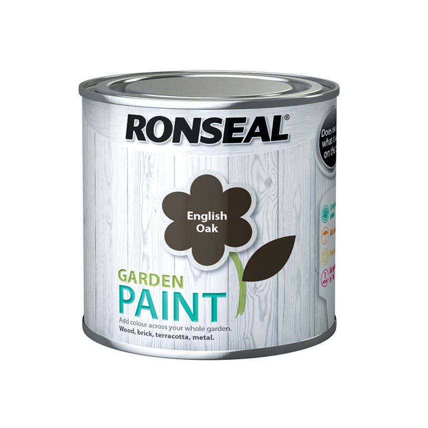 Garden Paint English Oak 250ml RSLGPEO250