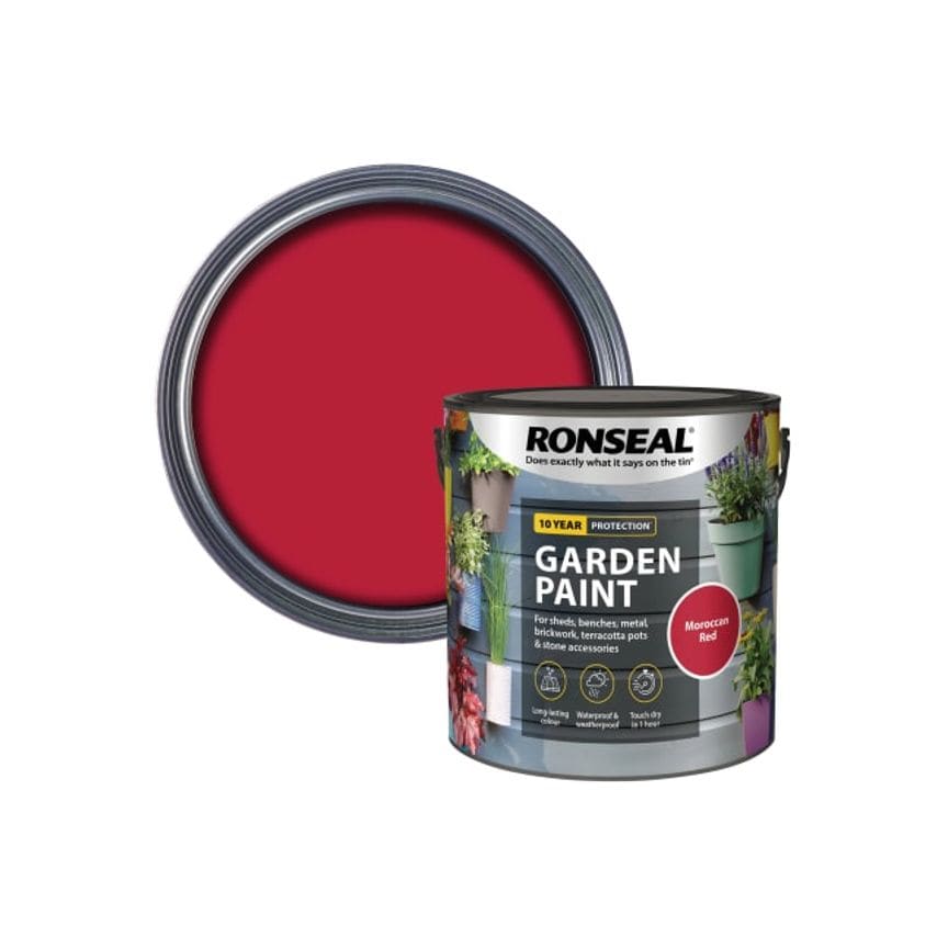 Garden Paint Moroccan Red 2.5 Litre