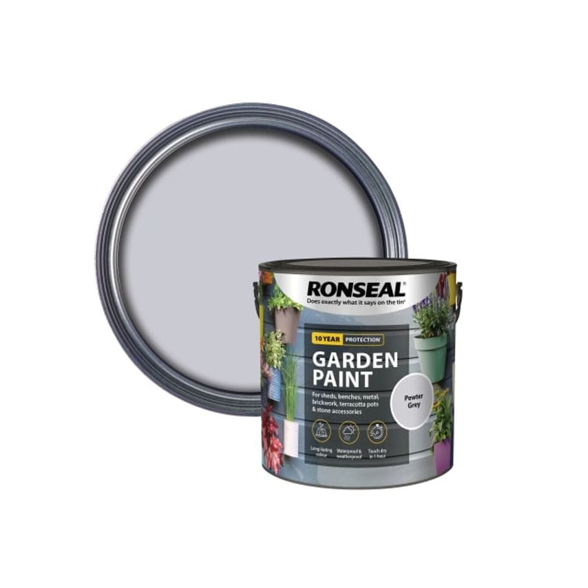 Garden Paint Pewter Grey 2.5 Litre
