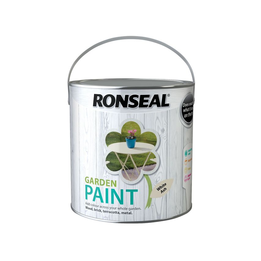 Garden Paint White Ash 2.5 Litre