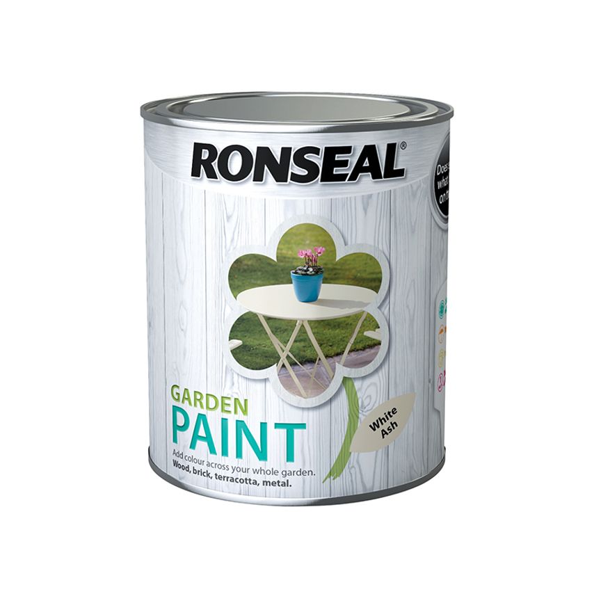 Garden Paint White Ash 750ml RSLGPWA750