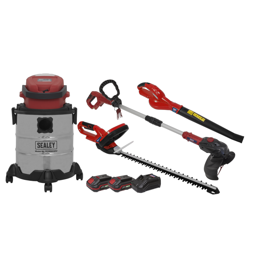 Garden Power Tool Kit 20V - 2 Batteries