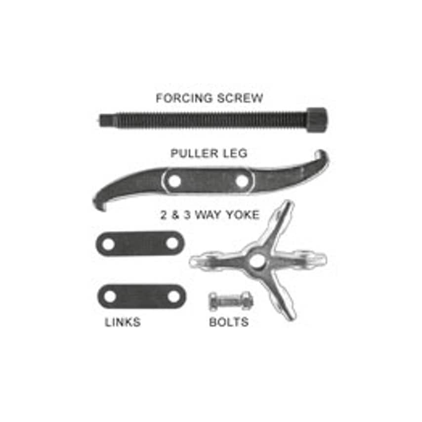 Gear Puller - 6" 2 & 3 Leg Reversible