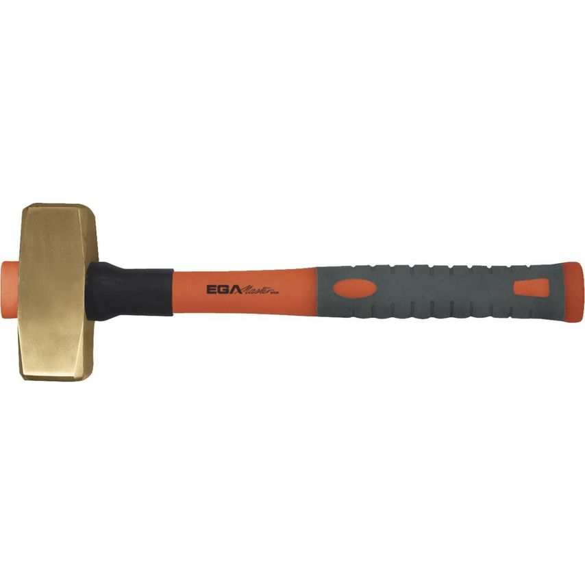 German Type Stoning Hammer 2700 GR Fiberglass Handle Non Sparking Brass 72769