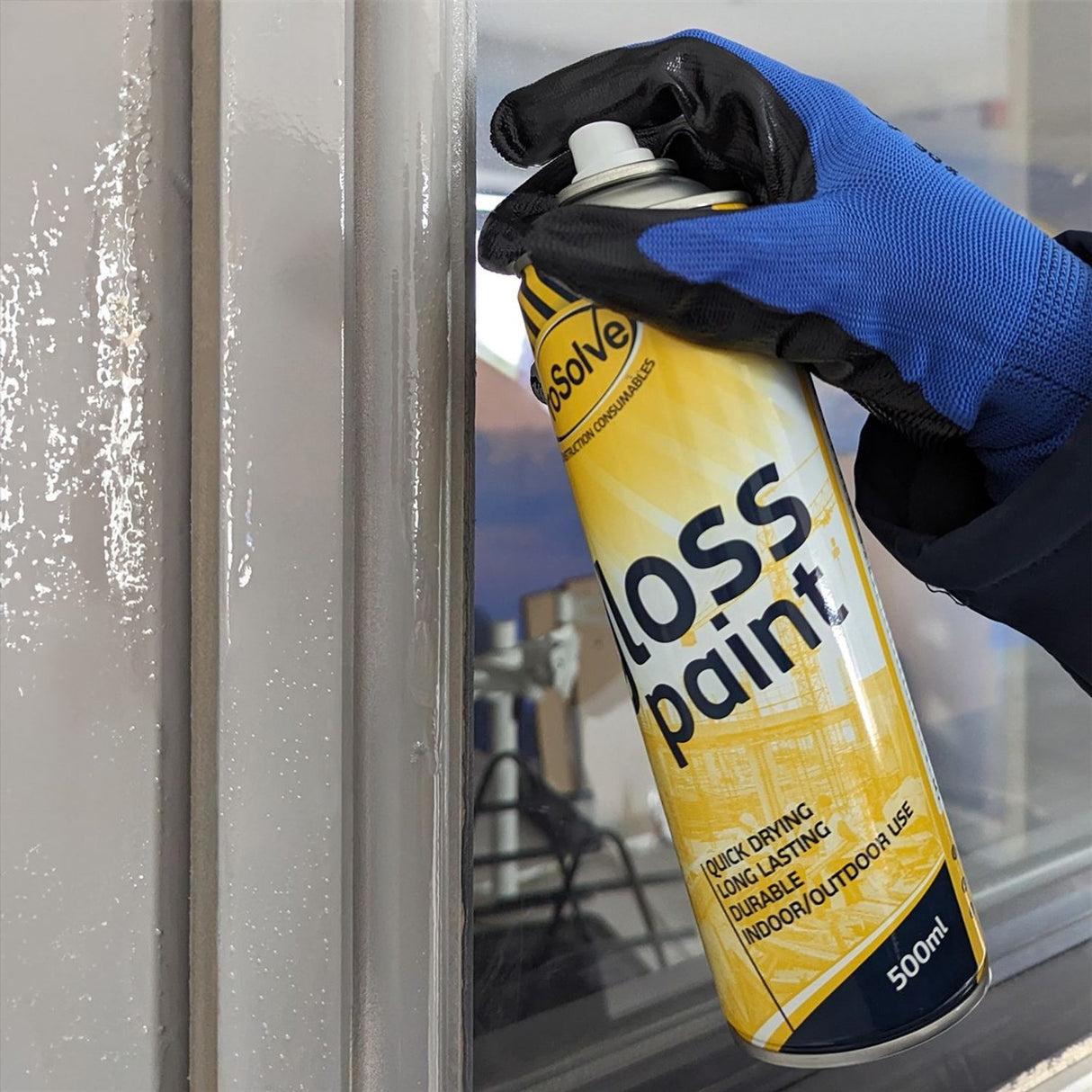 Gloss Grey Paint 500ml Aerosol (Ral 7004)