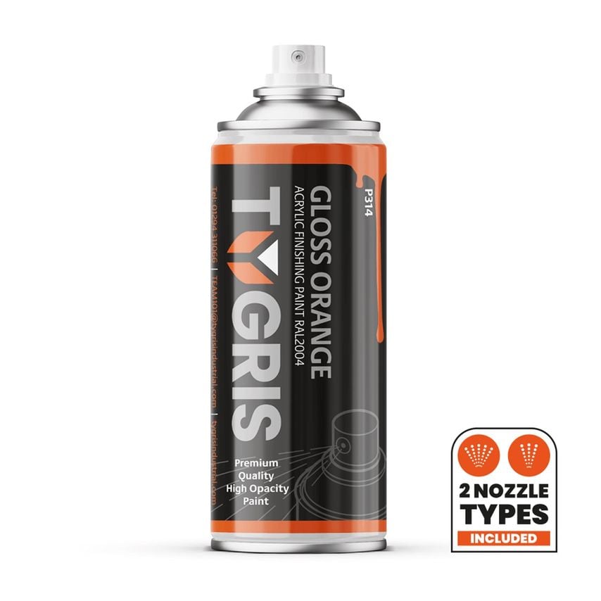 Gloss Orange Paint (RAL2004) - 400 ml - P314
