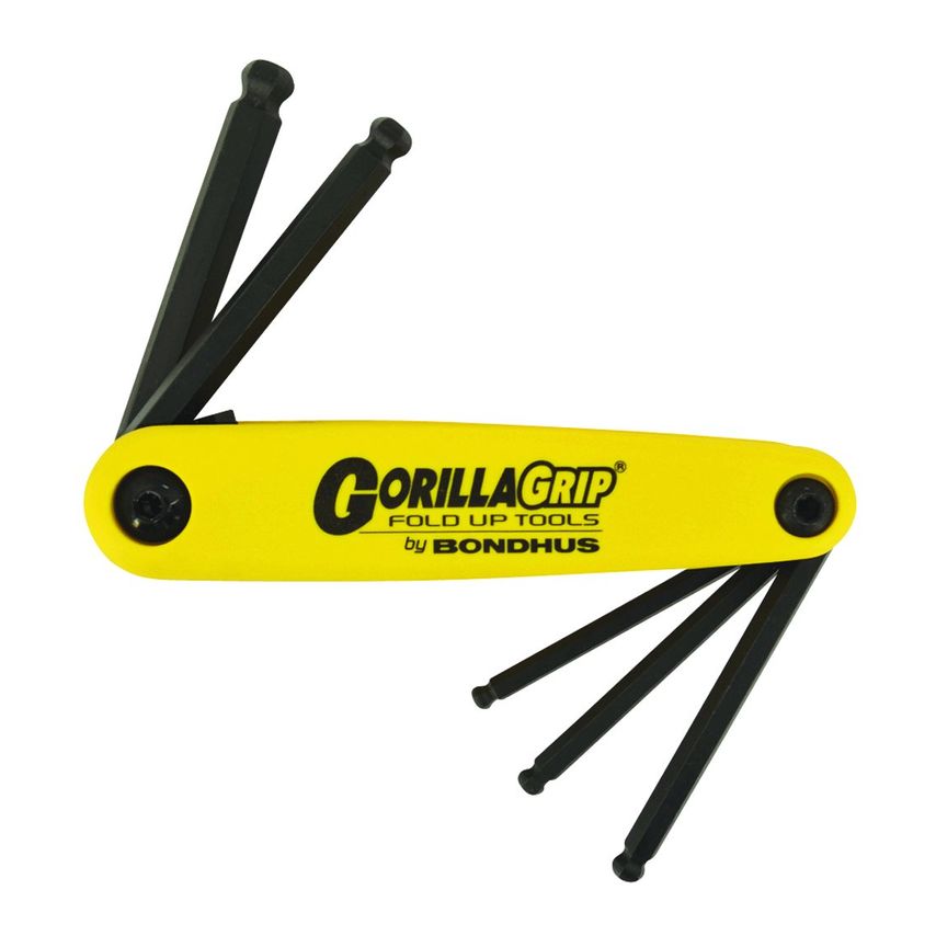 Gorilla Grip Hex Fold Up Keys 3/16-3/8 BPT BF5, 12894