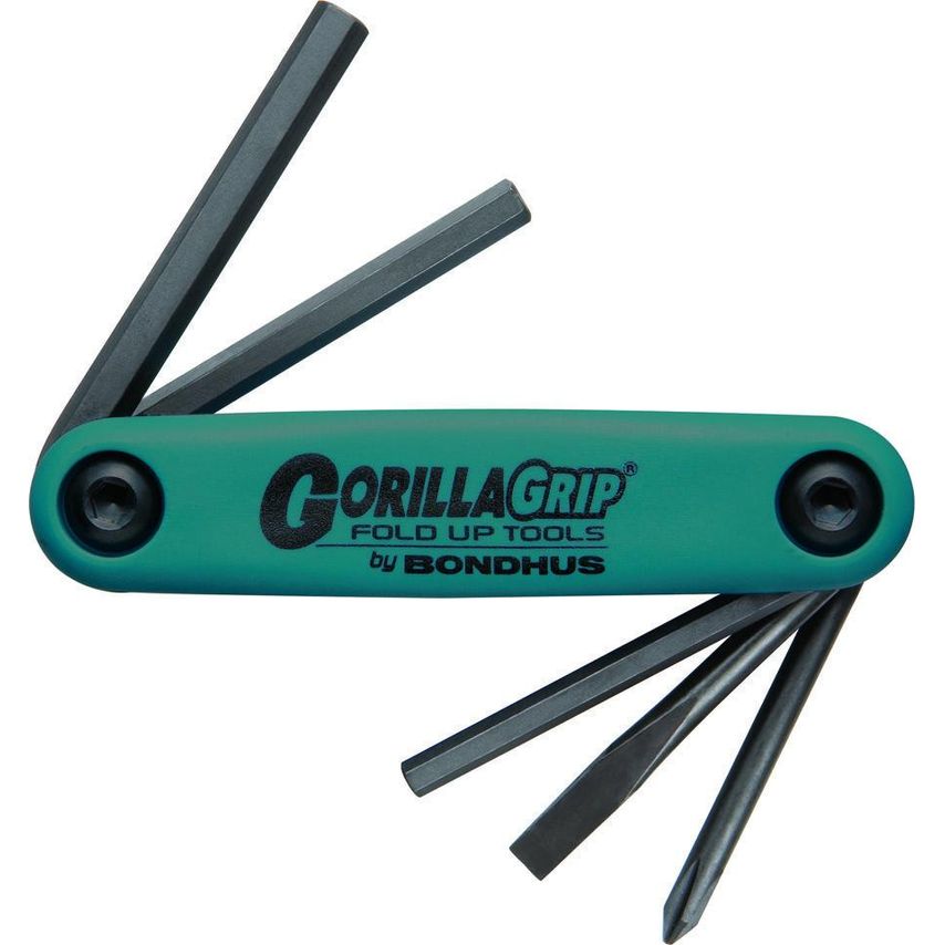 Gorilla Grip Hex Fold Up Keys Ph/Slot/Hex HFU5, 12540