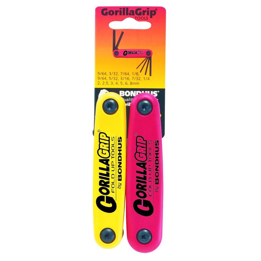 Gorilla Grip Hex Fold Up Keys Twin Pack 12592/12591, 12520