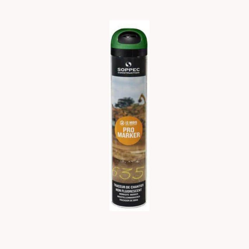 Green Professional Temporary Line Marking Spray 750ml