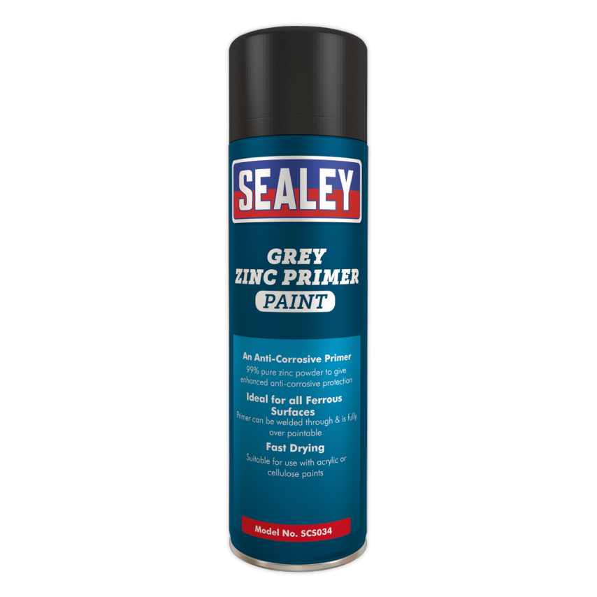 Grey Zinc Primer Paint 500ml
