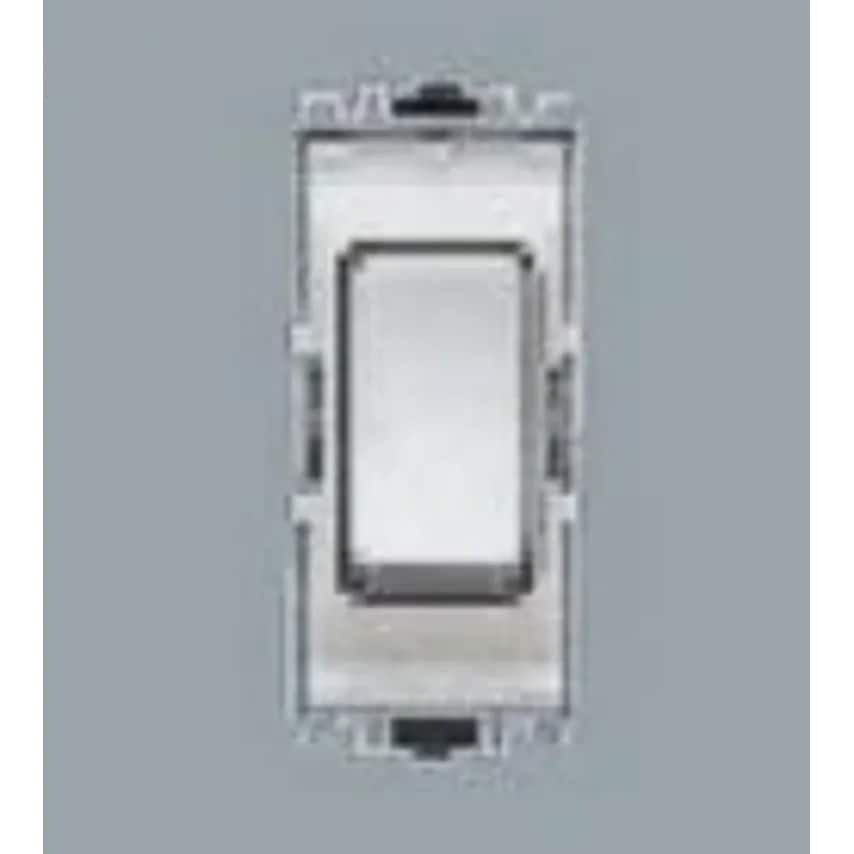 Grid Switch 1 Way DP Push Make 20A Lacquered Brushed Stainless Steel - K4910LBSW