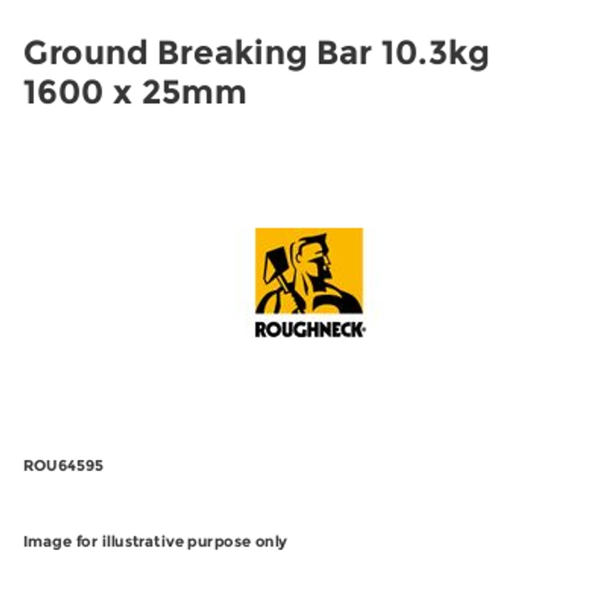 Ground Breaking Bar 10.3kg 1600 x 25mm