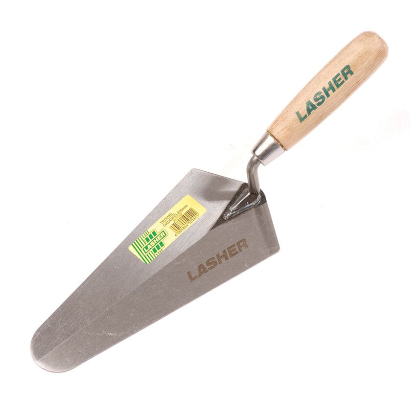 Guaging Trowel with A Wood Handle - 200mm