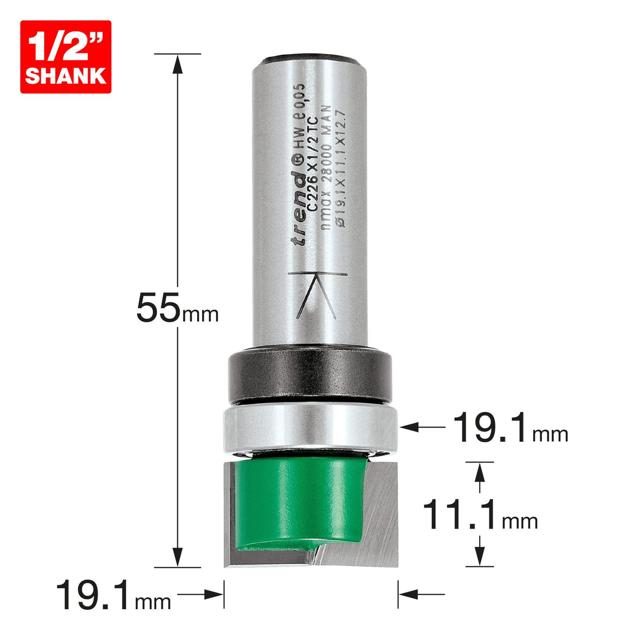 Guided Housing Cutter - C226X1/2TC