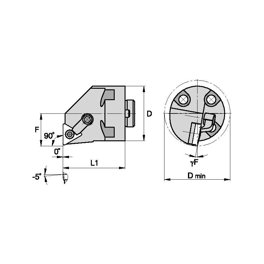 H24MTFNR3 M Boring Head D1.50 L1.63