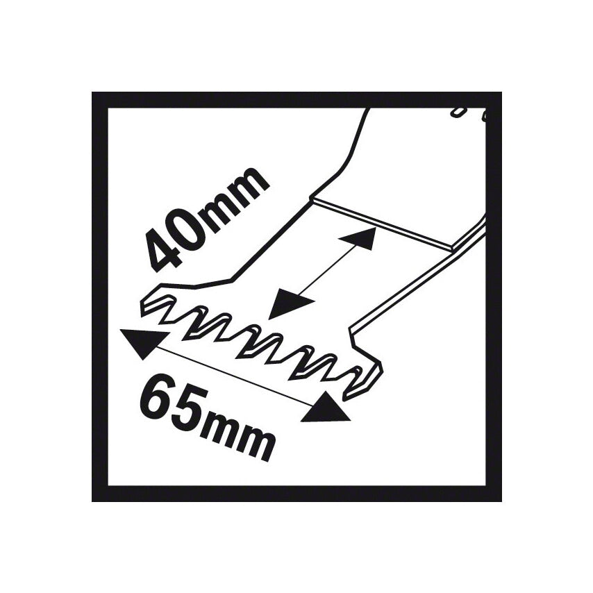HCS Plunge Cut Saw Blade Aii 65 BSPC Hard Wood (2 608 662 354)