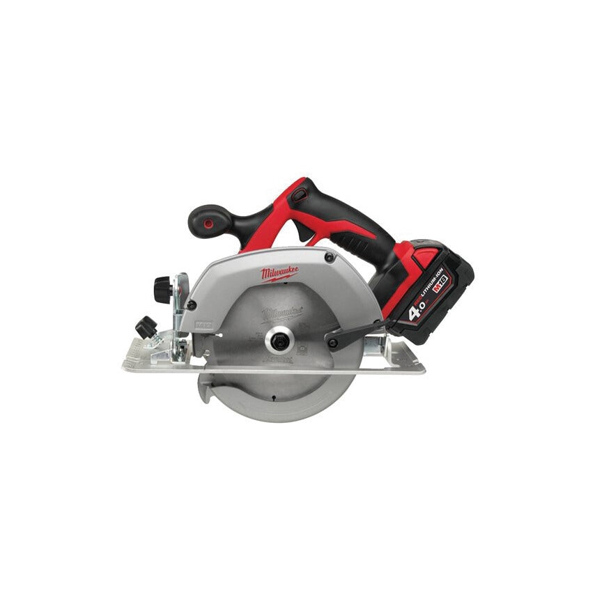 HD18 CS-402B 55mm M18 Cordless Circular Saw, 2x 4.0ah Battery Packs and Charger In Tool Bag