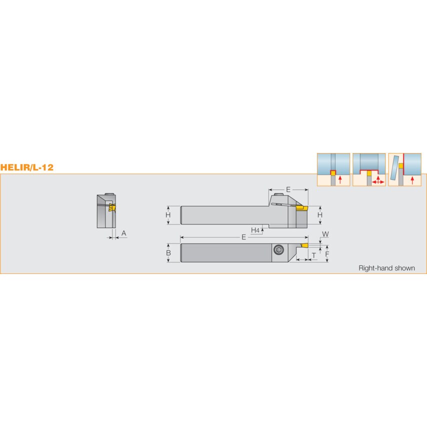 HELIL 2525-3T20 Heli-Grip Toolholder