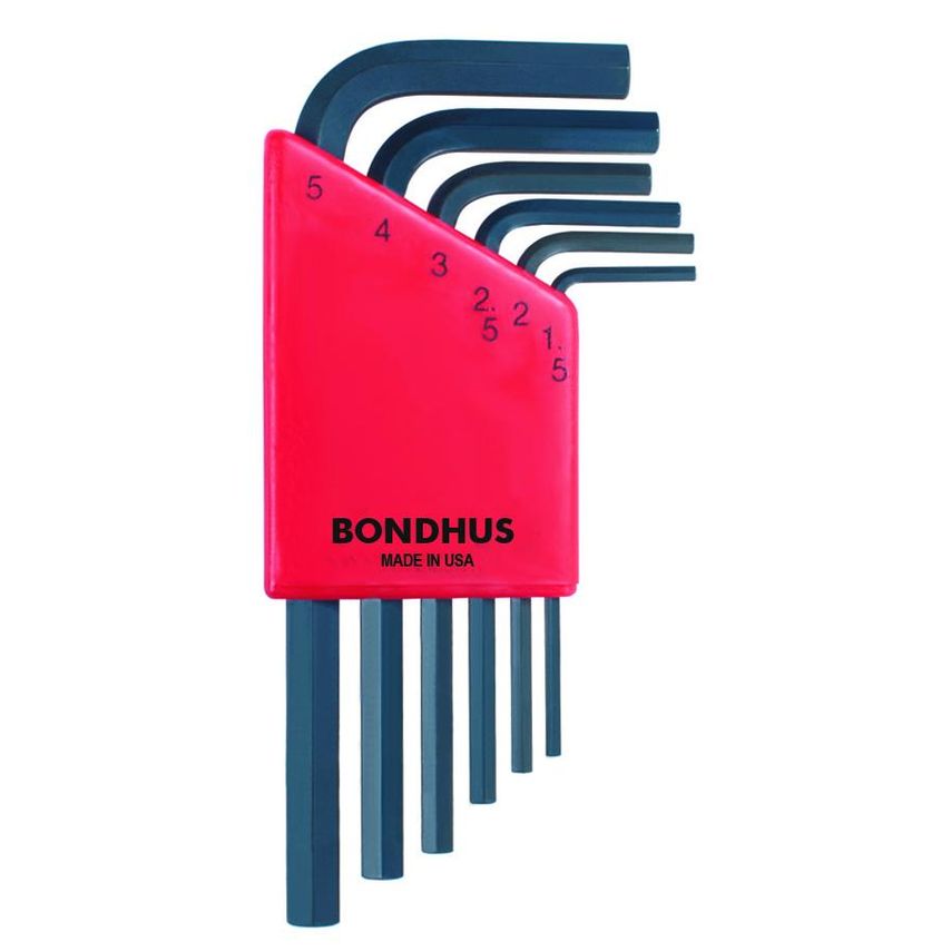 HLX6mmS Hex Key Set 1.5mm-5mm, 12246