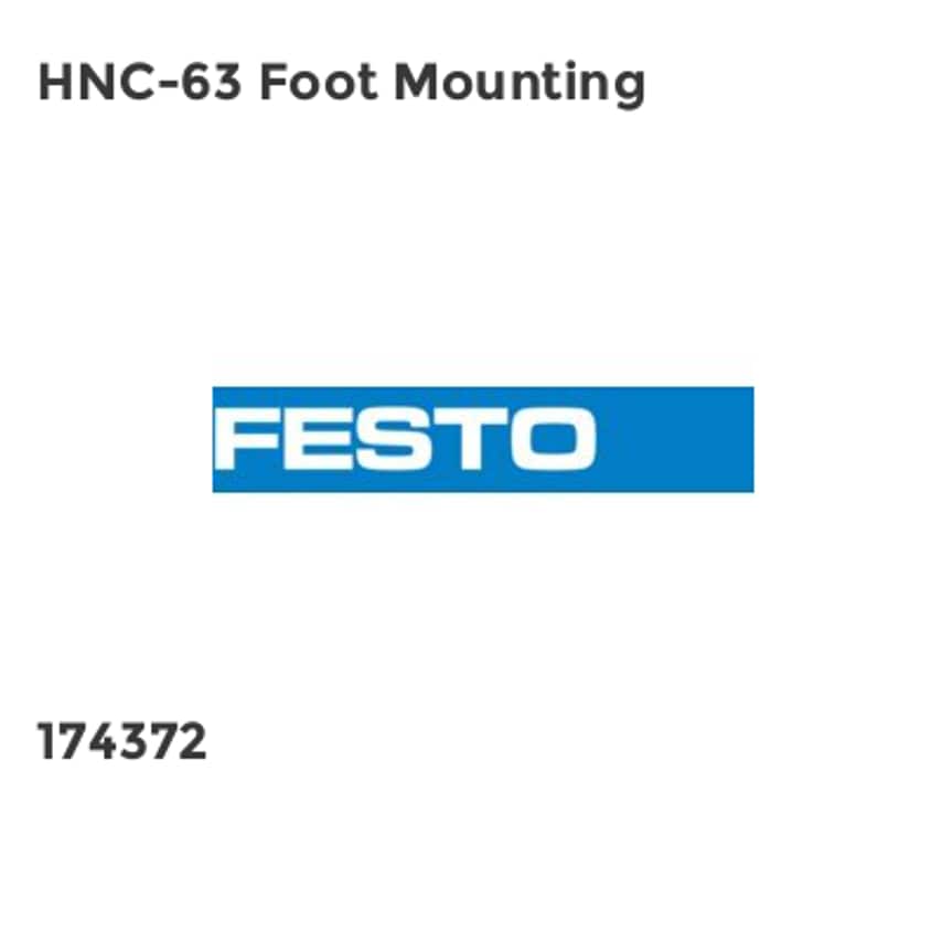 HNC-63 Foot Mounting - HNC-63 FES