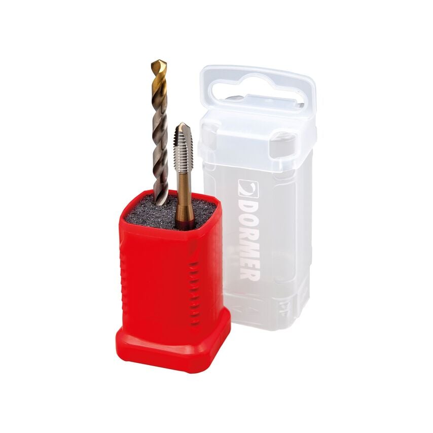 HSS-E Duo Spiral Flute ISO Metric Tap M5 + Drill Bit