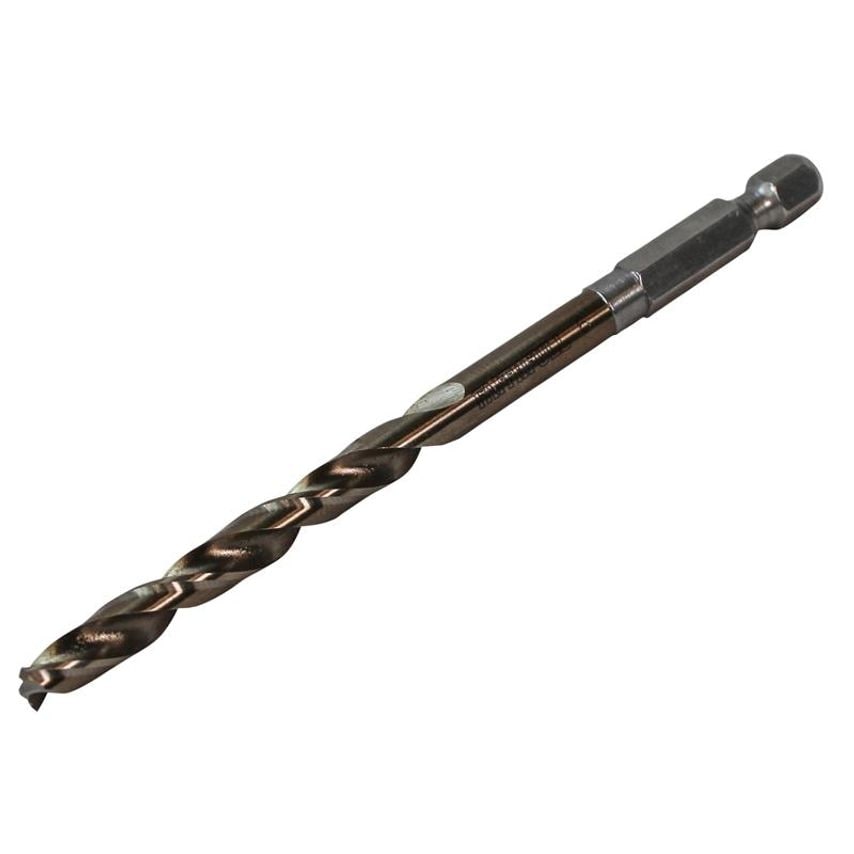 HSSE M35 Cobalt Quick-Change Impact Drill Bit 6.0mm OL109mm WL57mm FAIQC600C