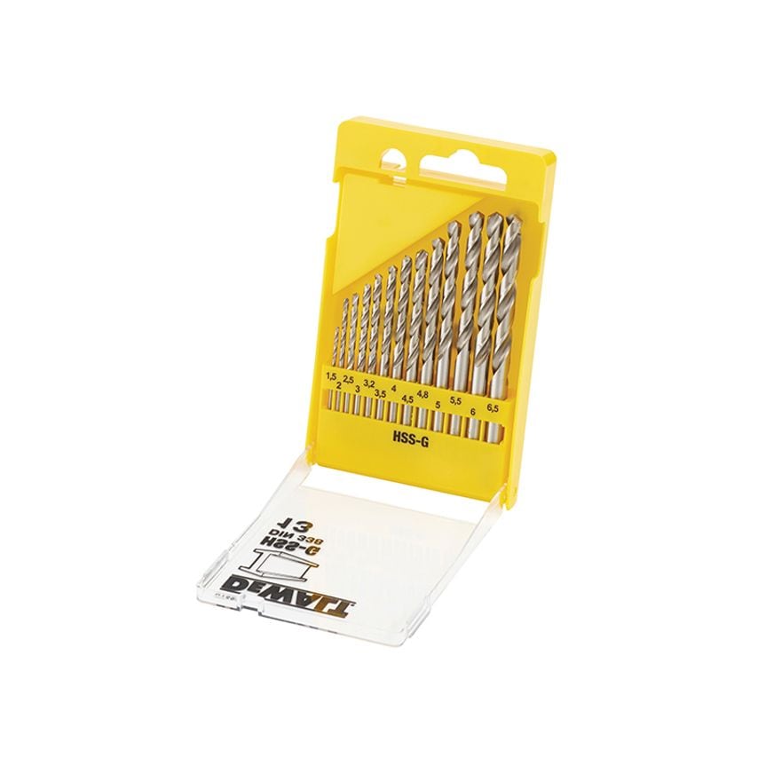 HSS-G Jobber Drill Bit Set, 13 Piece DEWDT5922QZ