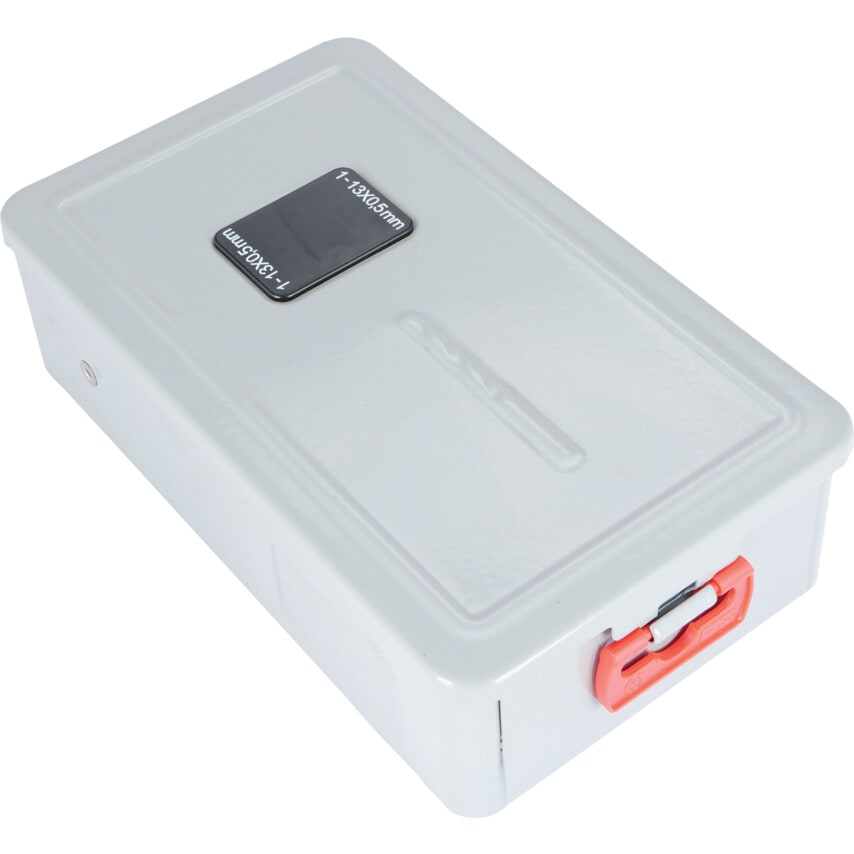 HSS 1.00-13.00MM X 0.5MM Straight Shank Jobber Drill Sets - TiN Tipped - 25 Piece