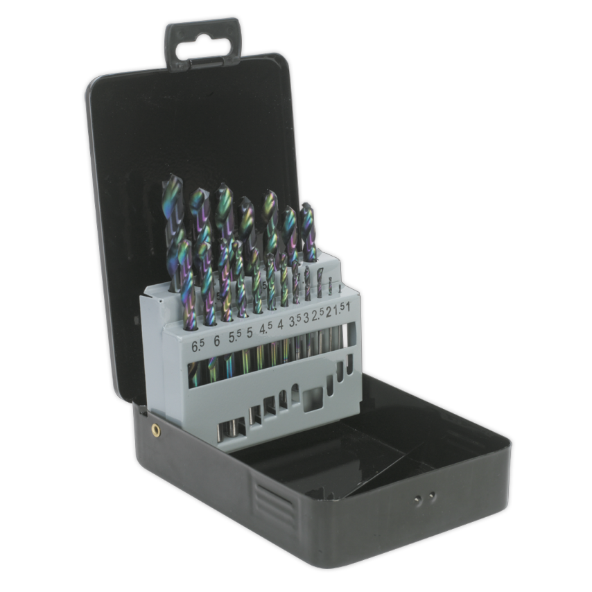 HSS Drill Bit Set 19PC Edge Ground Metric DIN 338