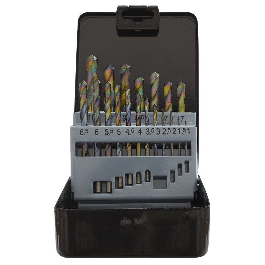 HSS Drill Bit Set 19PC Edge Ground Metric DIN 338