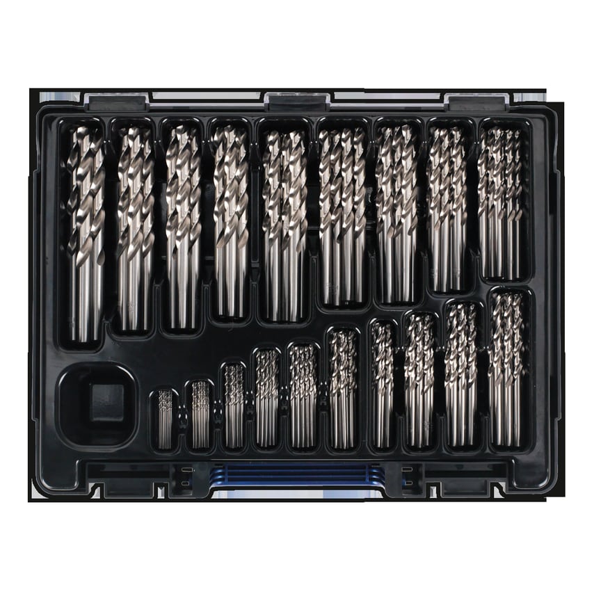 HSS Fully Ground Drill Bit Assortment170 Piece 1-10mm
