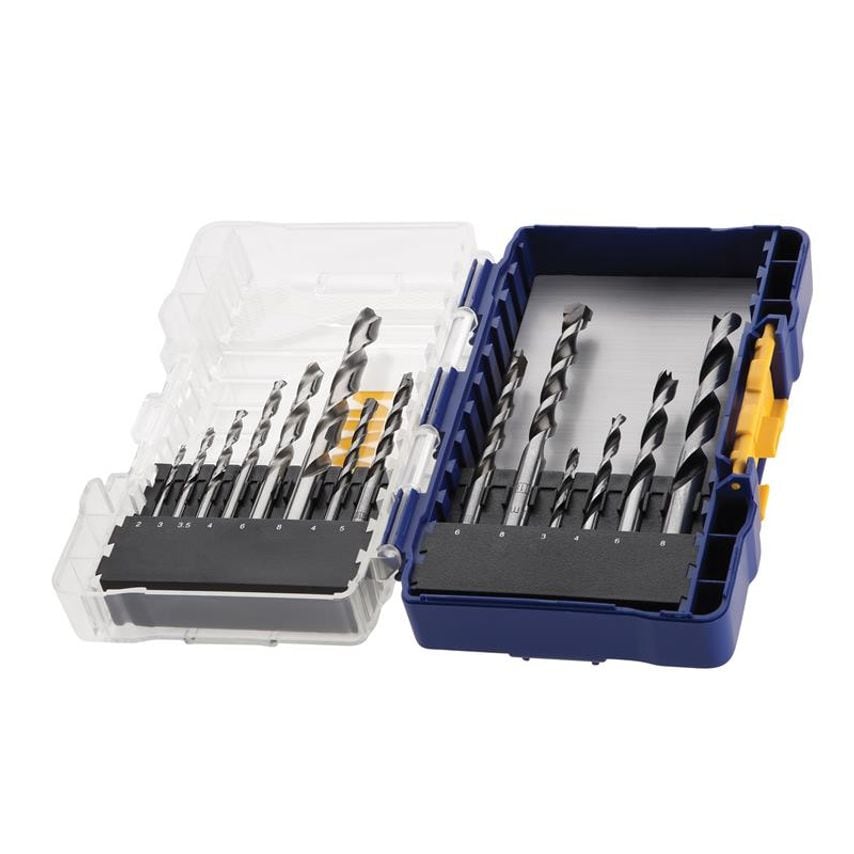 HSS Pro Combination Drilling Set, 15 Piece IRWIW3031505