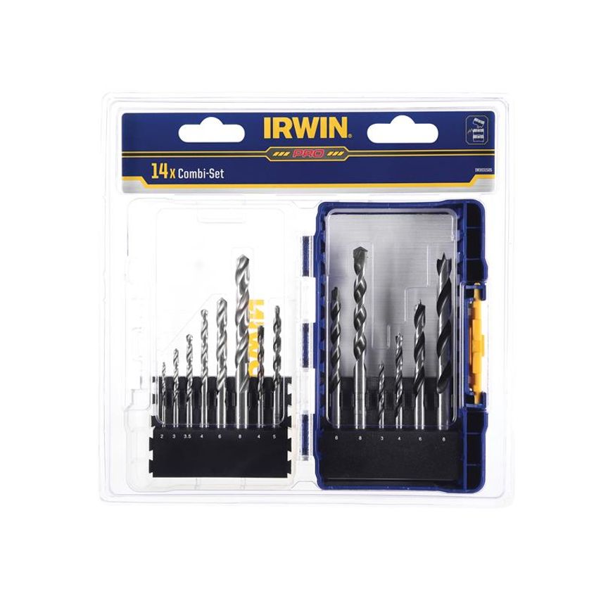 HSS Pro Combination Drilling Set, 15 Piece IRWIW3031505