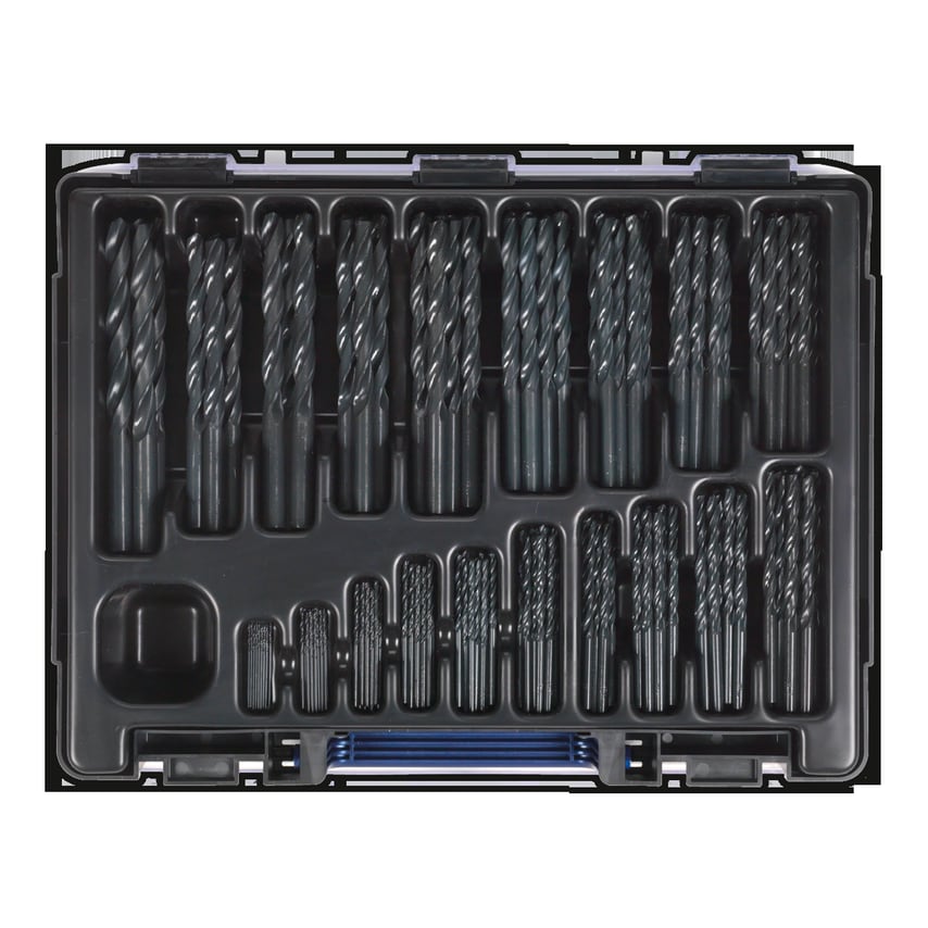 HSS Roll Forged Drill Bit Assortment170 Piece 1-10mm