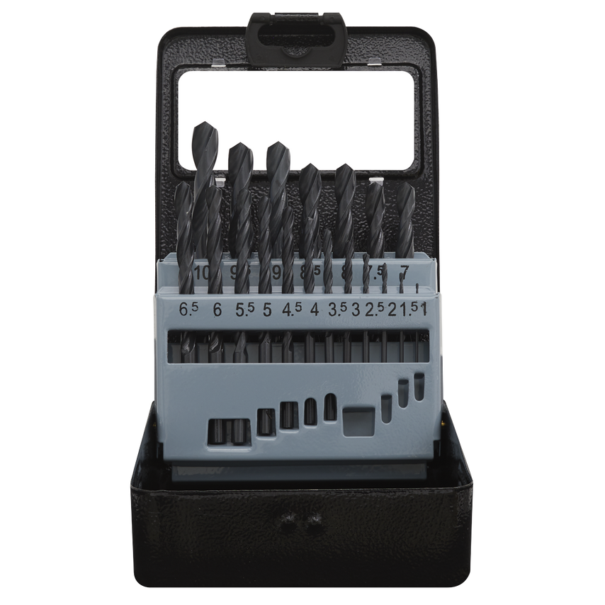 HSS Roll Forged Drill Bit Set 19PC 1-10MM
