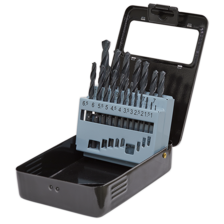 HSS Roll Forged Drill Bit Set 19PC 1-10MM