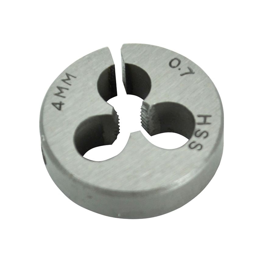 HSS Straight Flute Split Die M4 x 0.7, 13/16in OD FAIHSSDM4