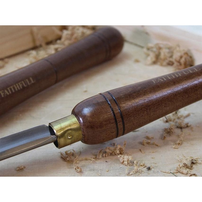 HSS Turning Chisel Wooden Boxed Set, 8 Piece FAIWCTSET8B