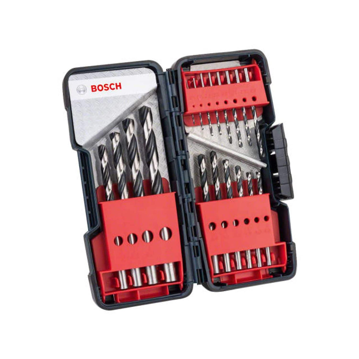 HSS Twist PointTeQ Drill Bit ToughBox Set, 18 Piece
