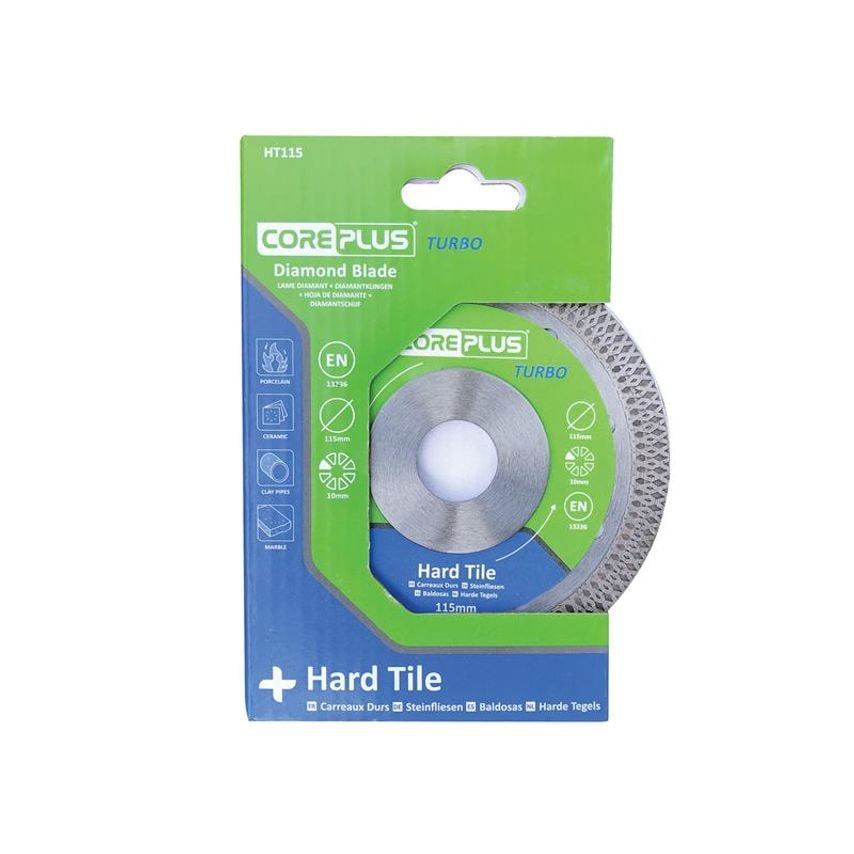 HT115 Hard Tile Turbo Diamond Blade 115mm CORDBHT115