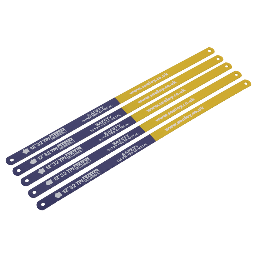 Hacksaw Blade 300mm HSS Bi-Metal 32tpi, Pack of 5