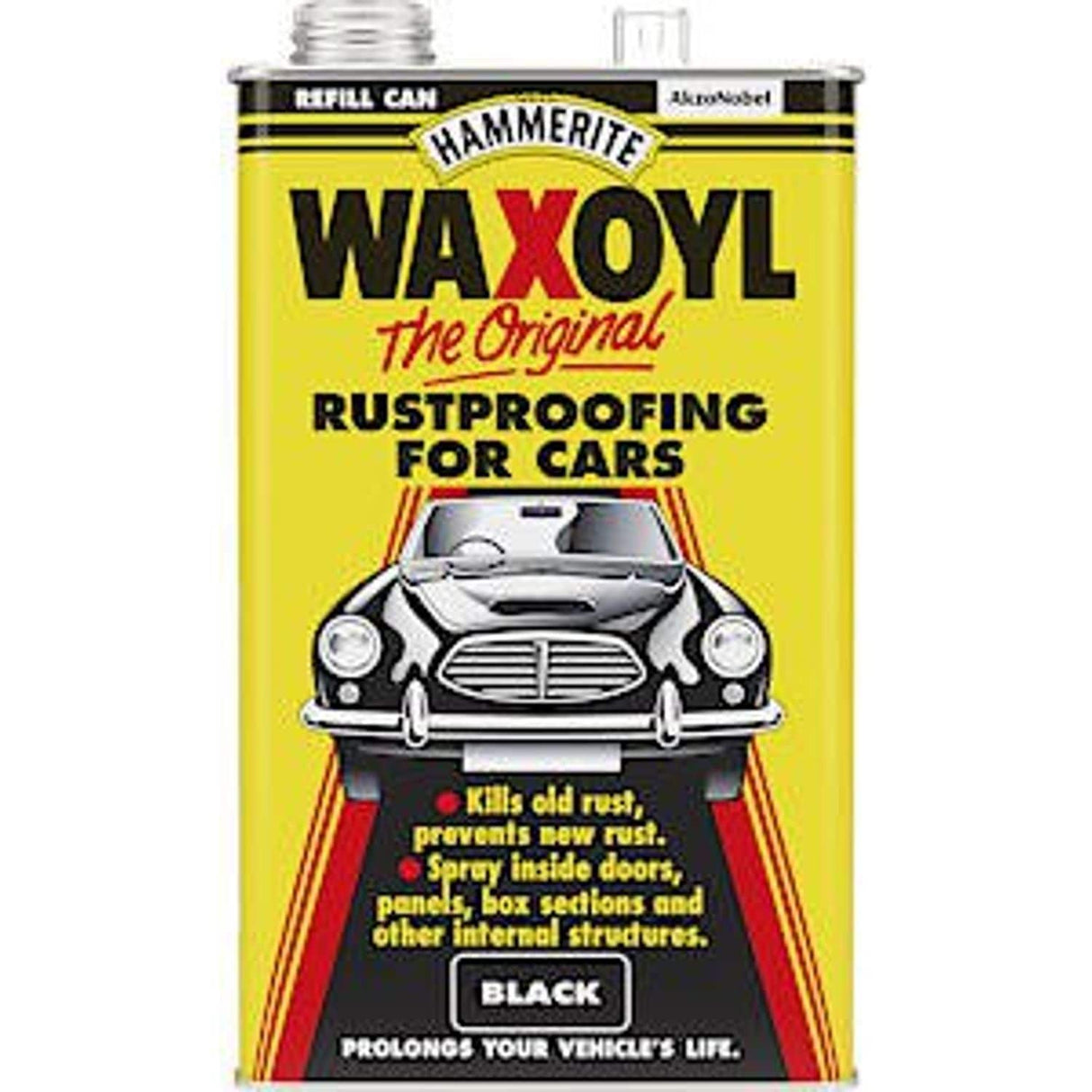 Ham6710105 5L Waxoyl Black Refill Can
