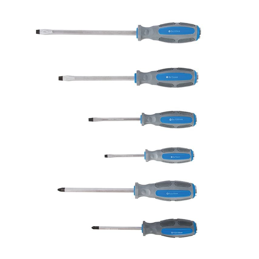 Hammer-Through Screwdriver Set 6 Piece